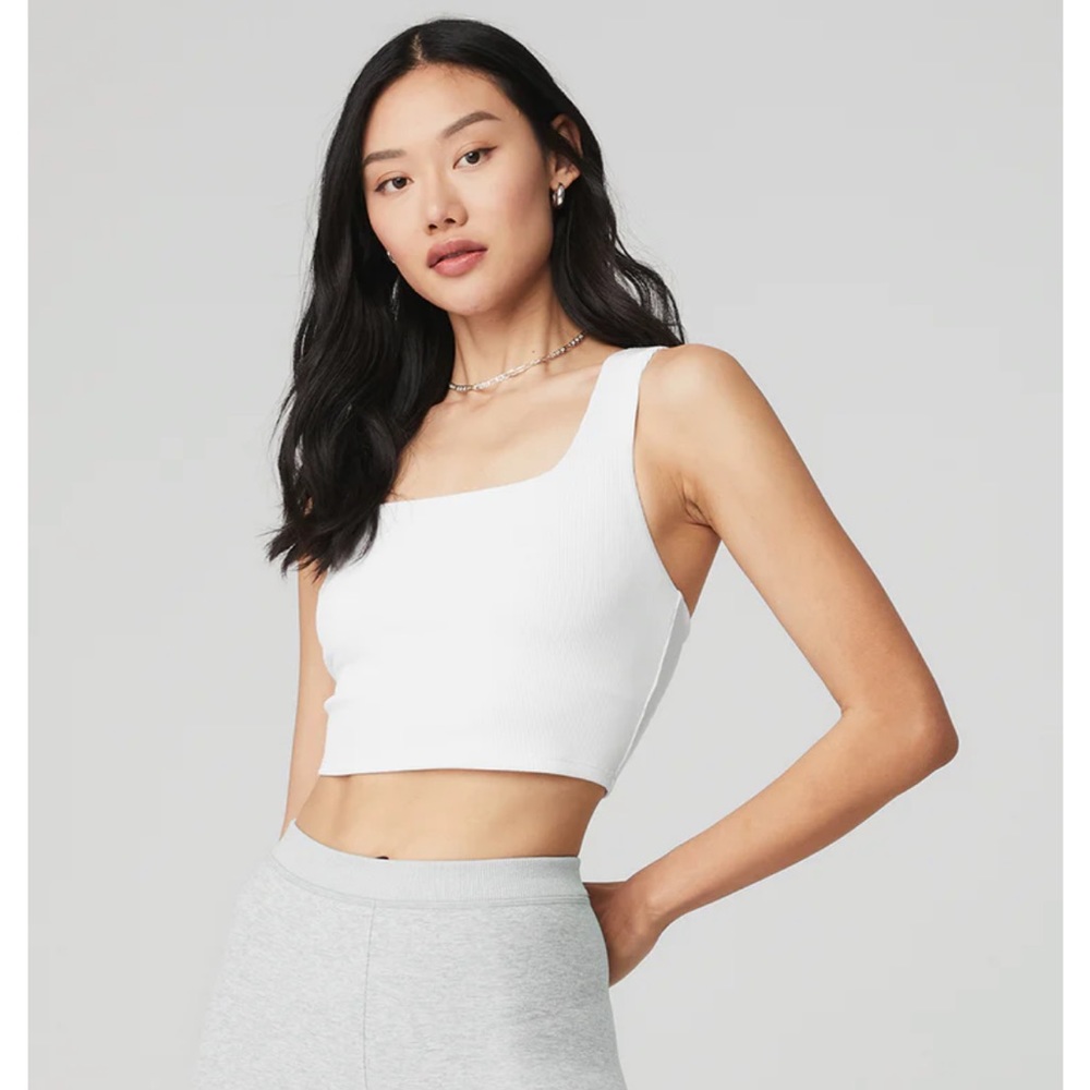 Alo Ribbed Bra Tank